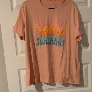 Sunshine Peach T-shirt